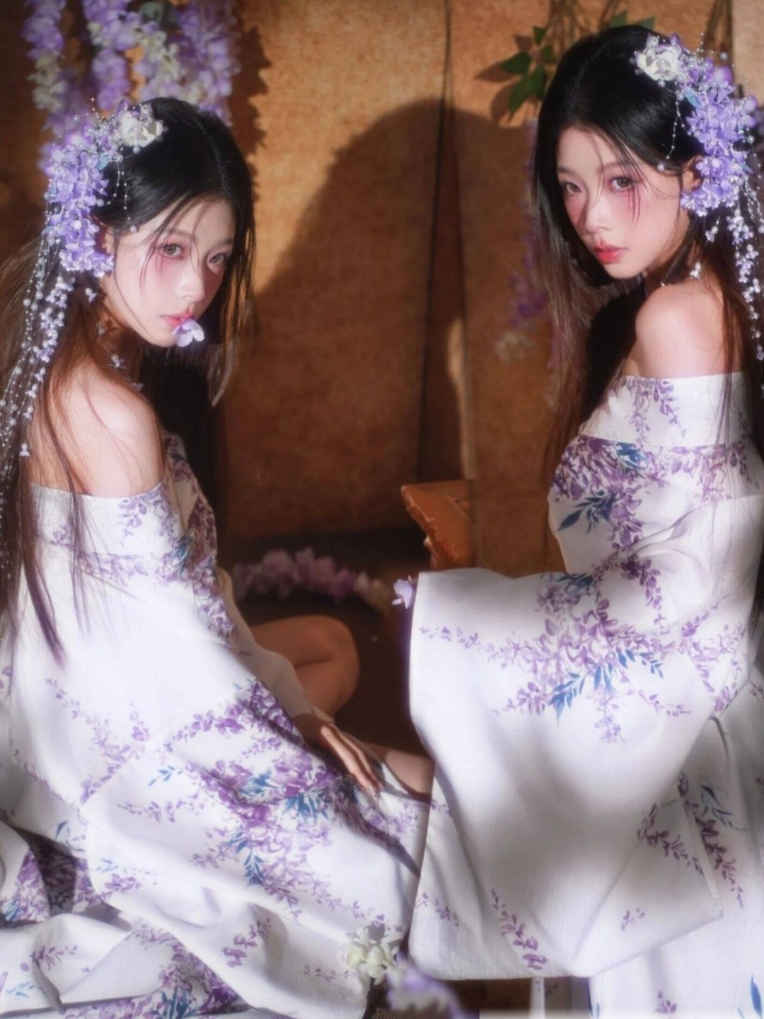 Photography Vintage Style - Traditional Japanese Kimono Women's Formal Outfit