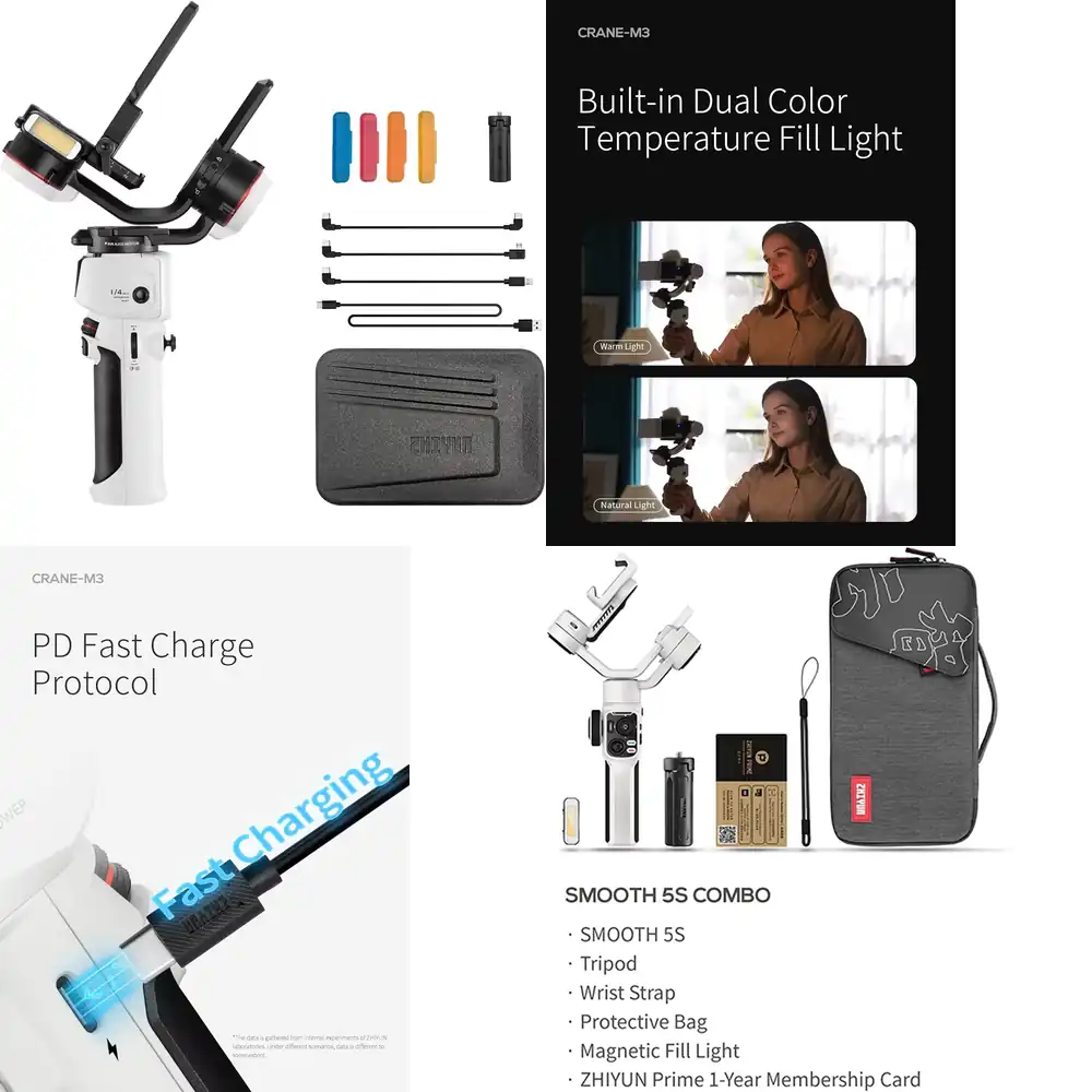 Handheld Stabilizer Gimbal - ZHIYUN Crane M3S3-Axis Gimbal Handheld Stabilizer