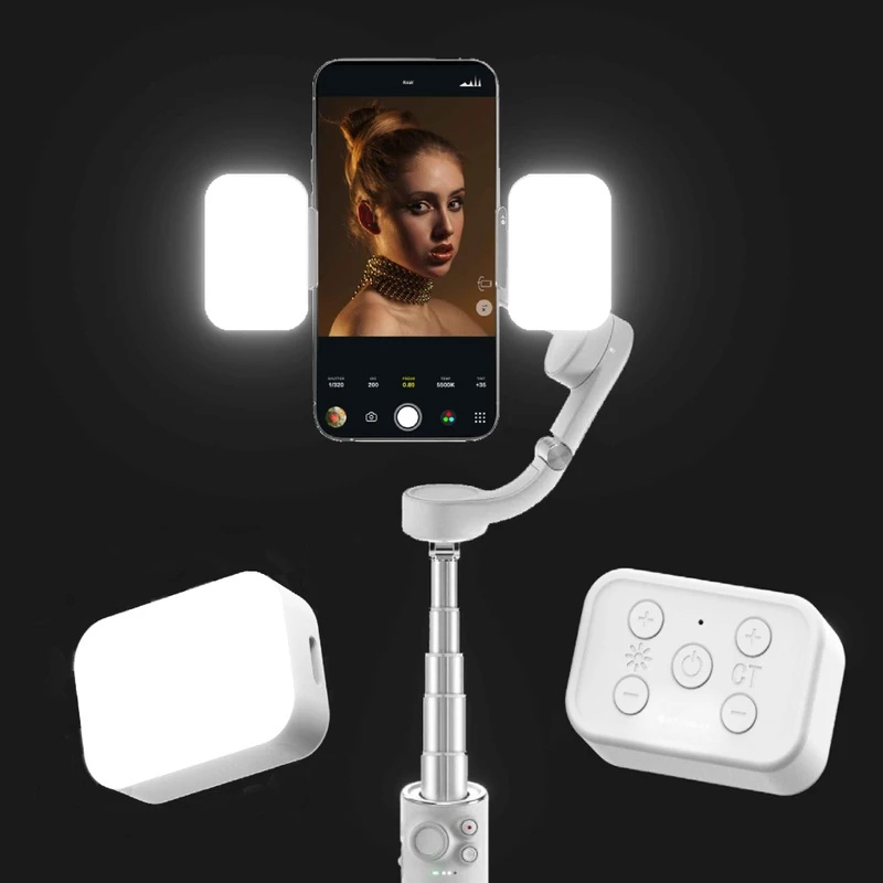 Handheld Stabilizer Gimbal - Magnetic LED Fill Light for DJI