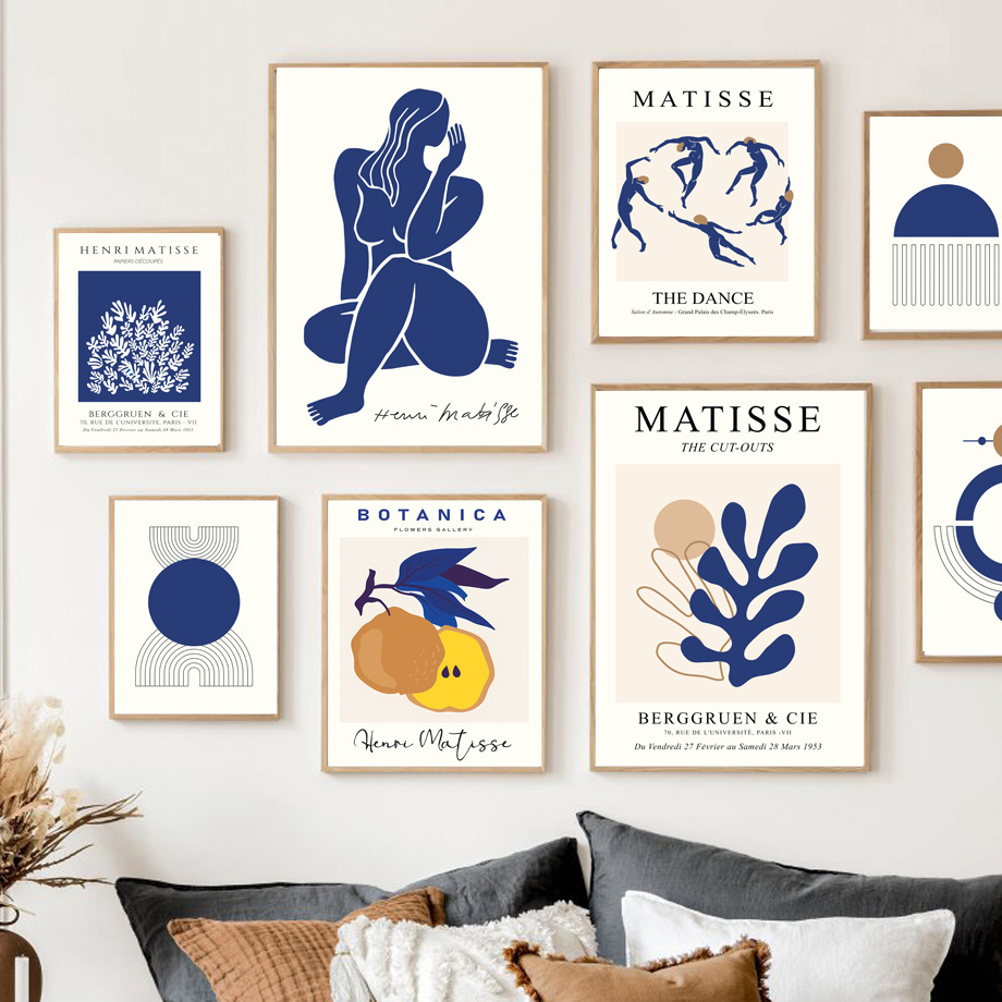 Abstract Matisse Woman Coral G - Photography Landscape recension och pris