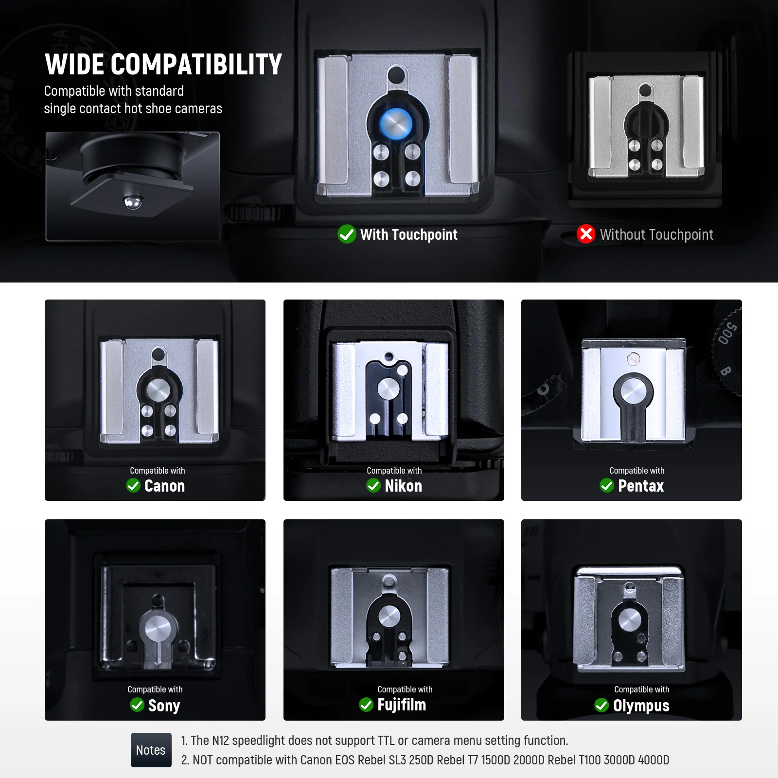 NEEWER N12 Mini Portable Compa - Speedlite Flash External recension och pris