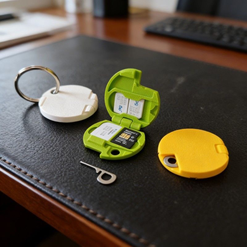 3D Printed SIM & TF Card Holde - Memory Card Case recension och pris