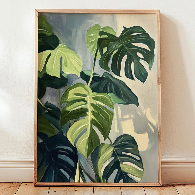 1pc Modern Houseplants Leaves  - Photography Pose recension och pris