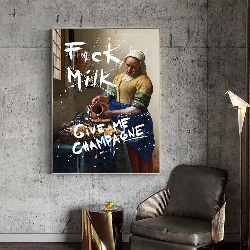 Famous Painting The Milkmaid F - Photography Duck recension och pris