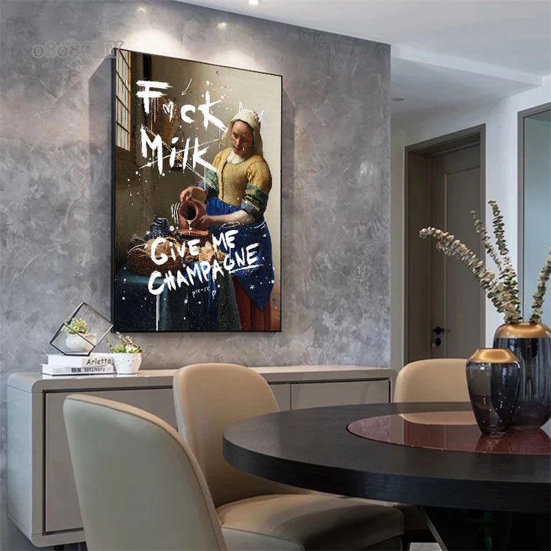 Famous Painting The Milkmaid F - Photography Duck recension och pris