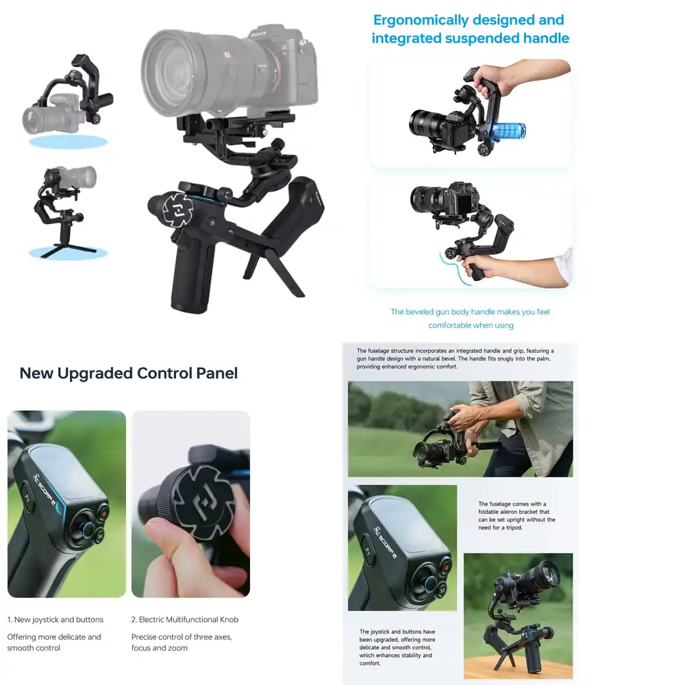 FeiyuTech Feiyu Scorp 2 3-Axis - Handheld Stabilizer Gimbal recension och pris