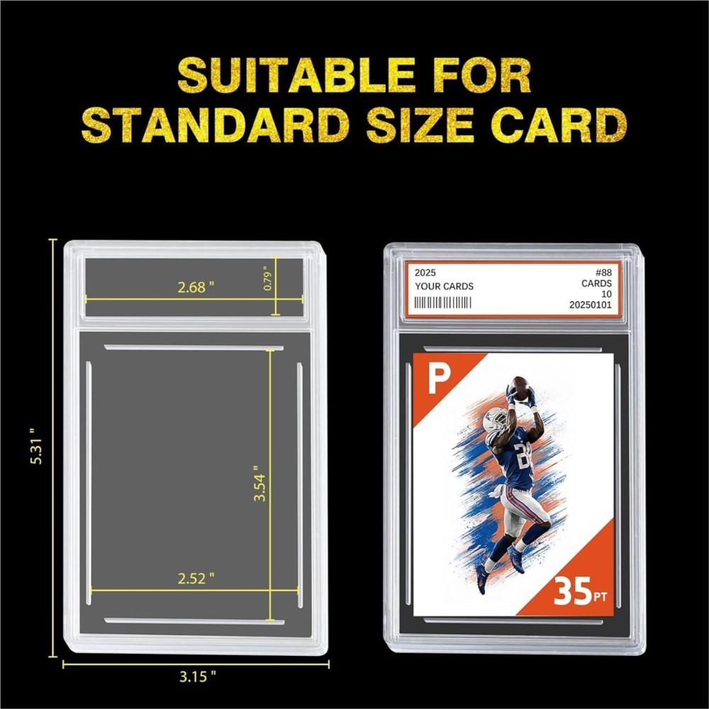 Graded Card Slab Acrylic Card  - Memory Card Case recension och pris