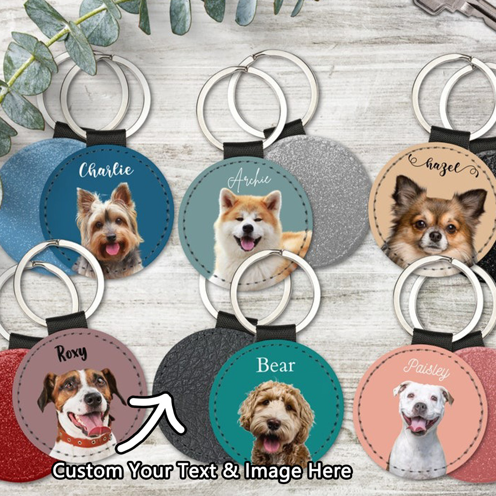 Custom Pet Photo Keychain Pers - Photography Object recension och pris