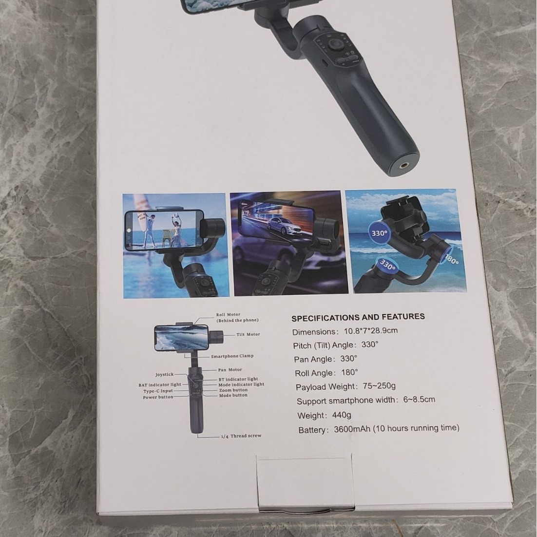 F10 PRO Handheld Mobile Phone  - Handheld Stabilizer Gimbal recension och pris