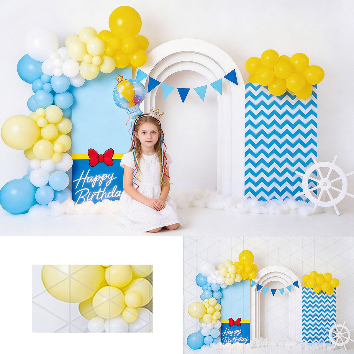 Sailor Duck Backdrop Balloon A - Photography Duck recension och pris