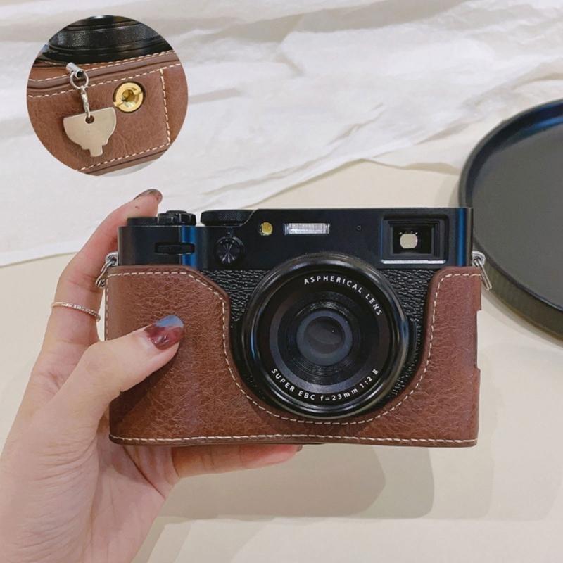 R53C PU Leather Half Shell Cas - Memory Card Case recension och pris