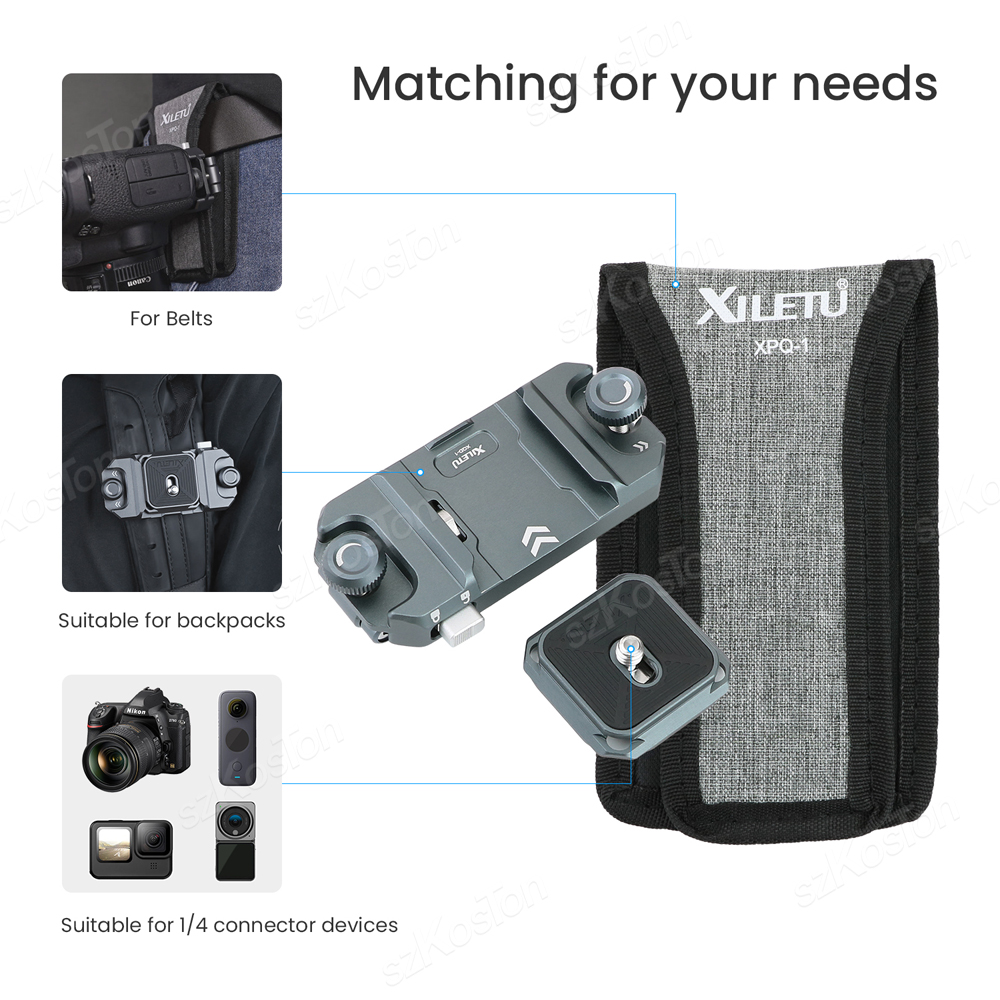 Camera Clip With Plate Camera  - Peak Design Clip recension och pris
