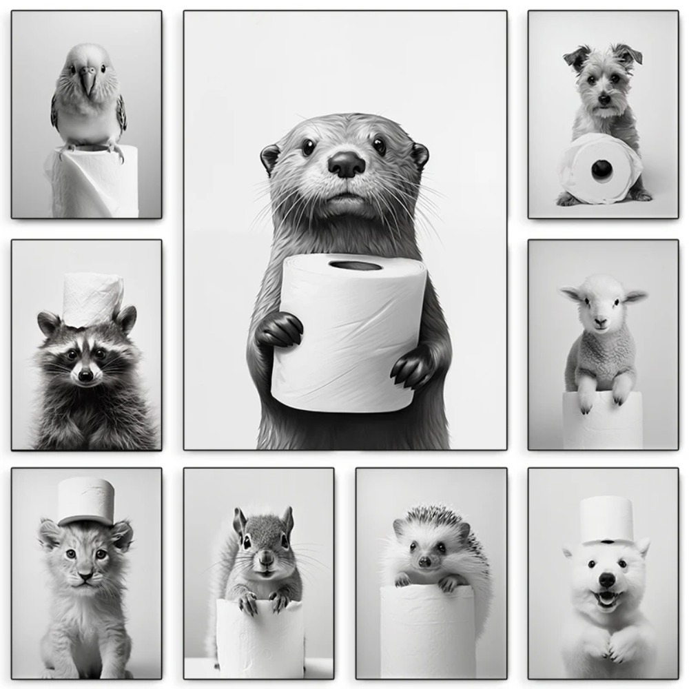 Black and White Cute Animal an - Photography Duck recension och pris