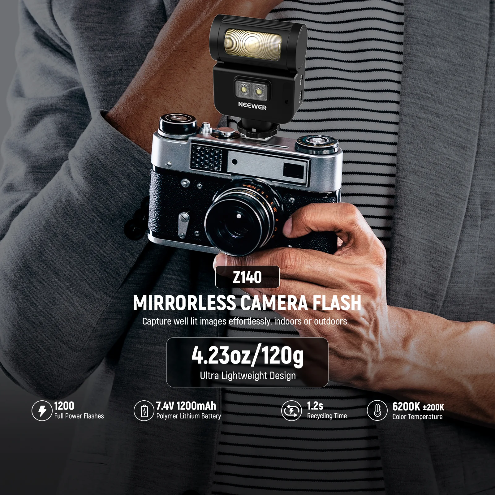 NEEWER Z140 16Ws Compact Mini  - Speedlite Flash External recension och pris