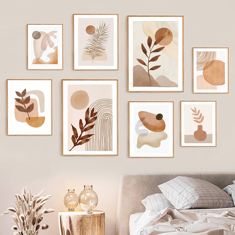 Boho Beige Abstract Posters An - Photography Landscape recension och pris