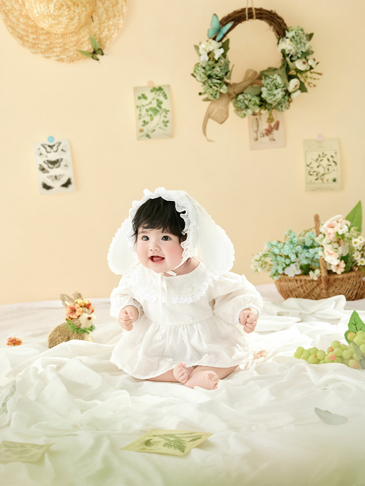 Pastoral Style Baby Girl Photo - Photography Vintage Style recension och pris