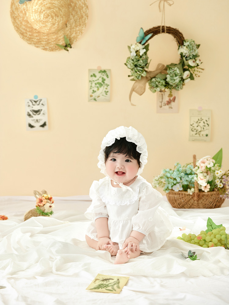 Pastoral Style Baby Girl Photo - Photography Vintage Style recension och pris