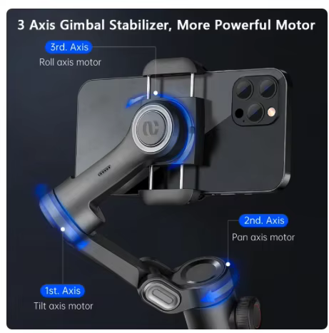 AOCHUAN Smart XE 3-Axis Foldab - Handheld Stabilizer Gimbal recension och pris