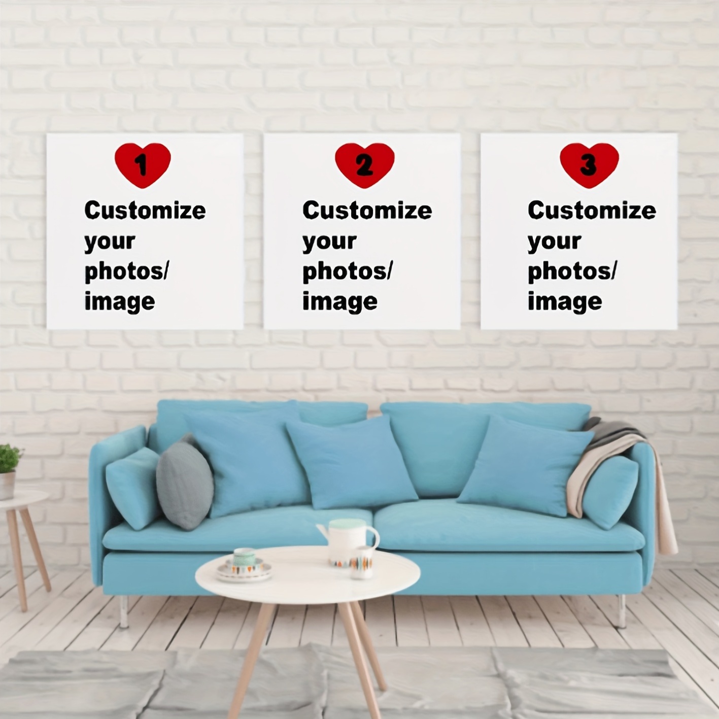 3pcs/set Custom Square Canvas  - Photography Object recension och pris