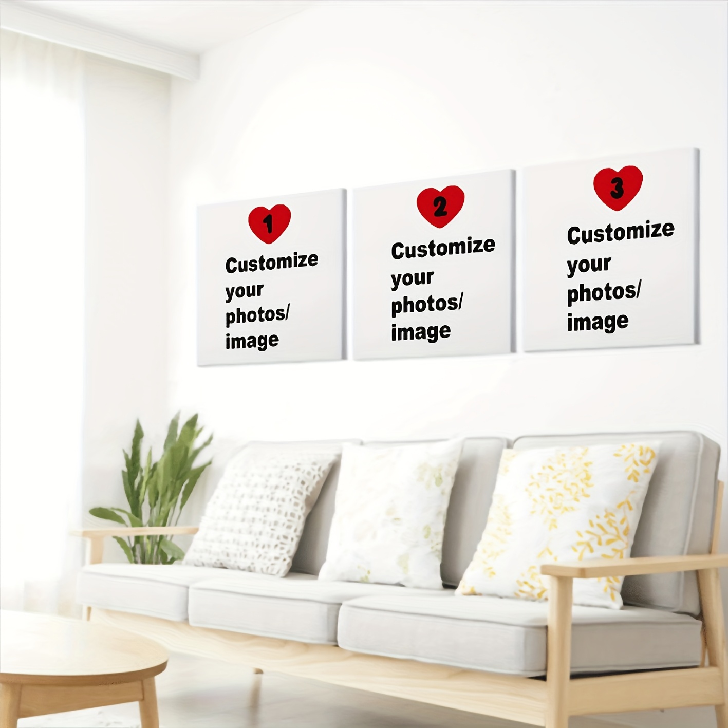 3pcs/set Custom Square Canvas  - Photography Object recension och pris