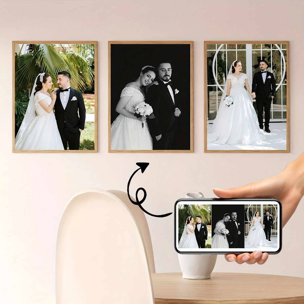 3pcs/set Custom Square Canvas  - Photography Object recension och pris