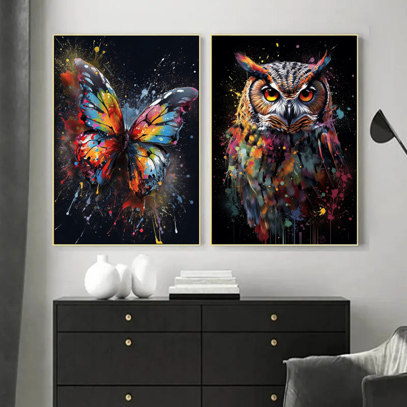 Watercolor Lion Tiger Monkey O - Photography Duck recension och pris