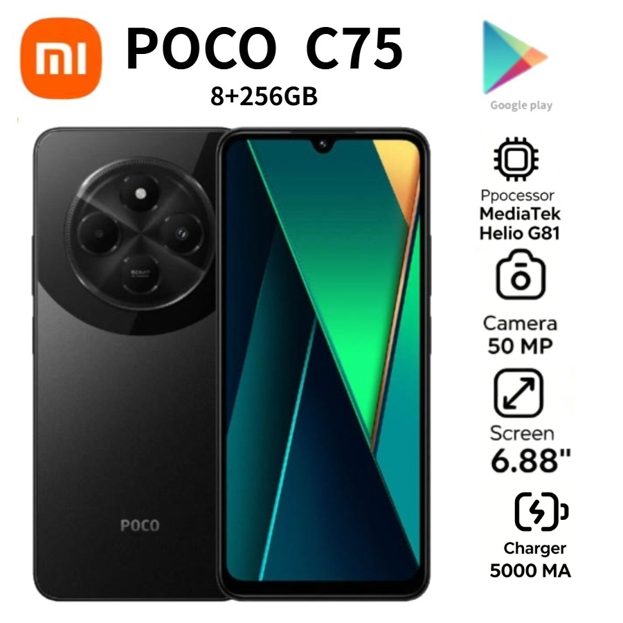 2026 new POCO C75 Global Andro - Photography Sim recension och pris