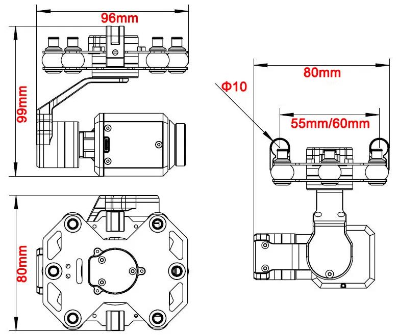 Tarot TL3T20 3-axis Gimbal 640 - Photography Camera recension och pris