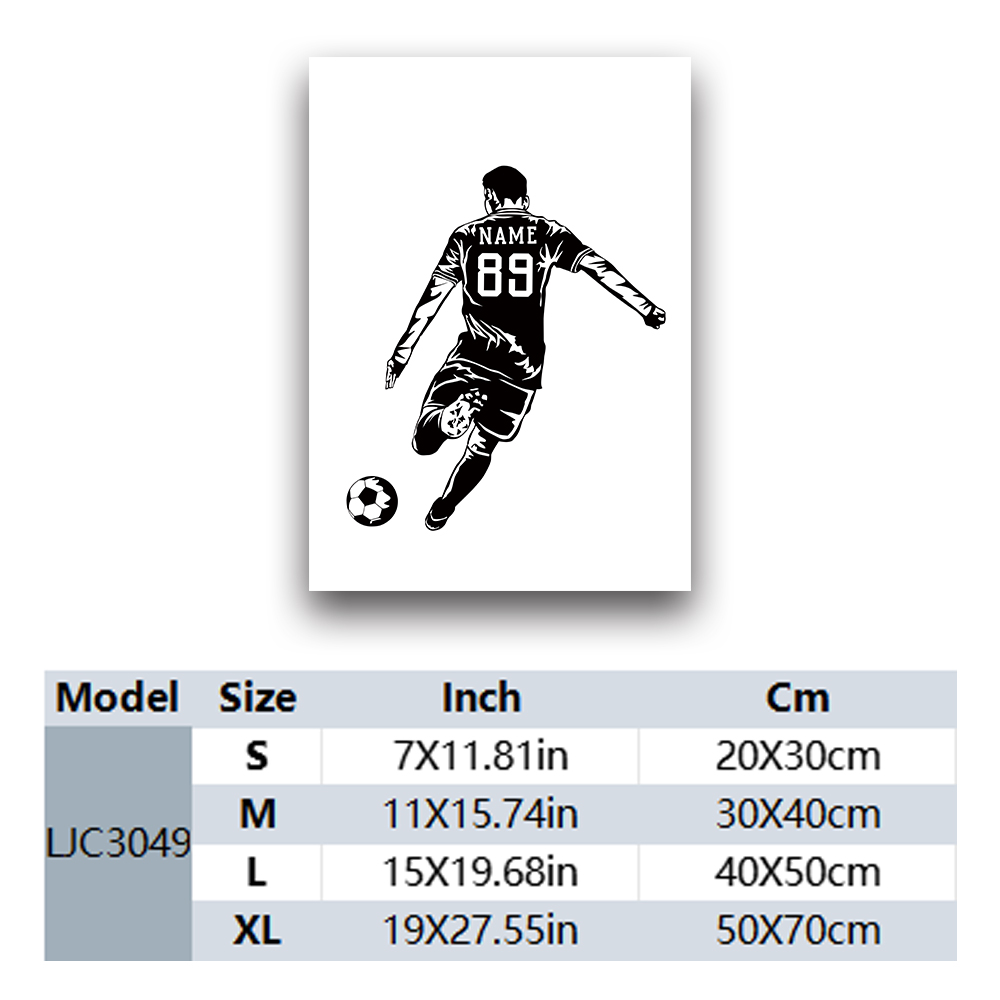 1PC Football Player Customizab - Photography Pose recension och pris