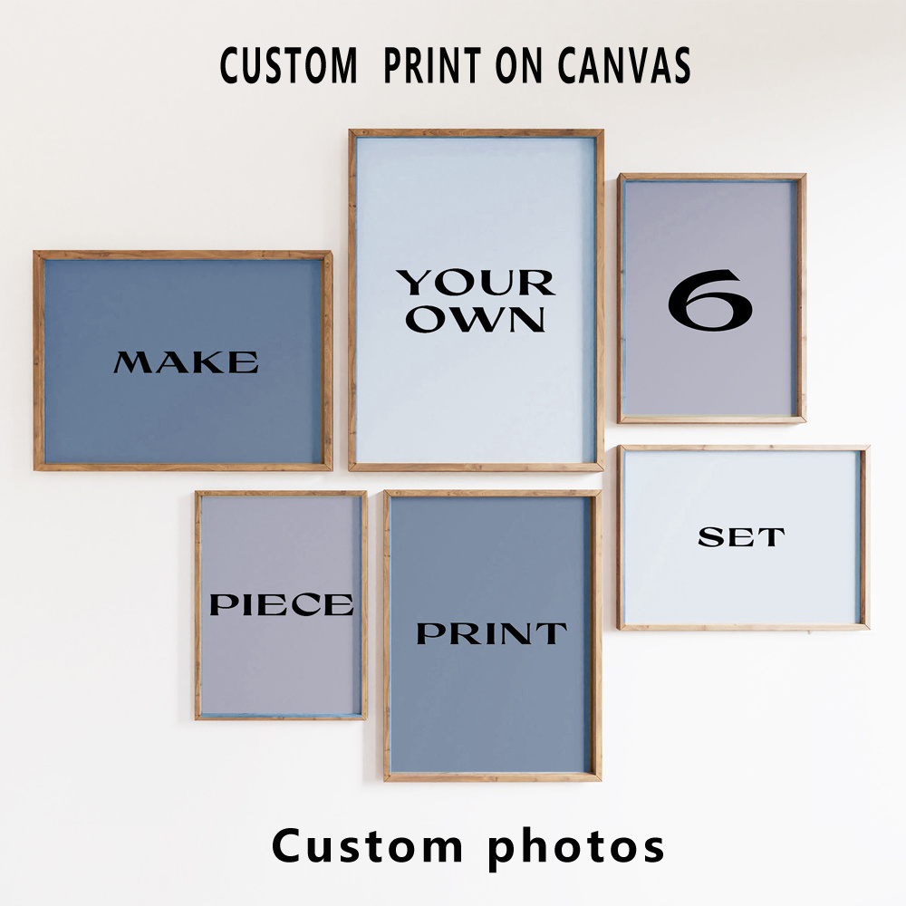 6pcs/set Custom Canvas Prints  - Photography Object recension och pris