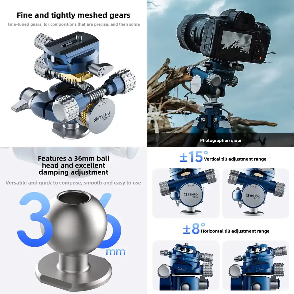 BENRO GD36PT Aluminum 3-Way Ge - Photography Landscape recension och pris