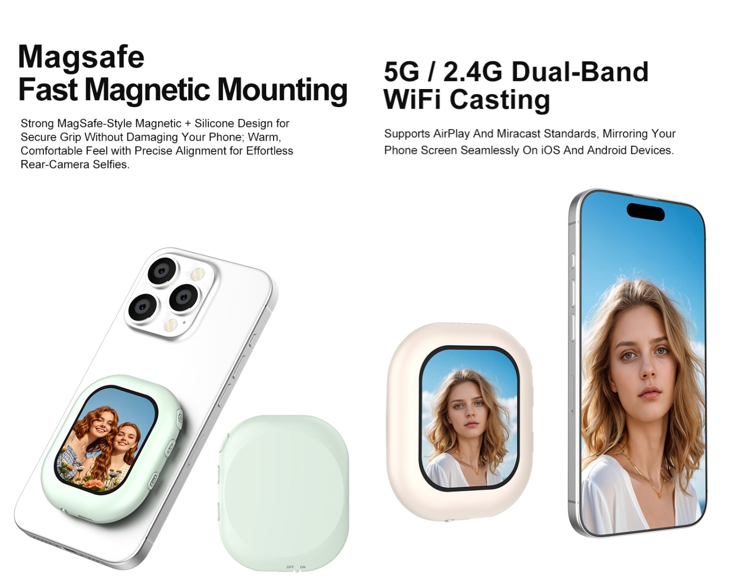 Wireless Mini Magnetic Selfie  - Photography Camera recension och pris