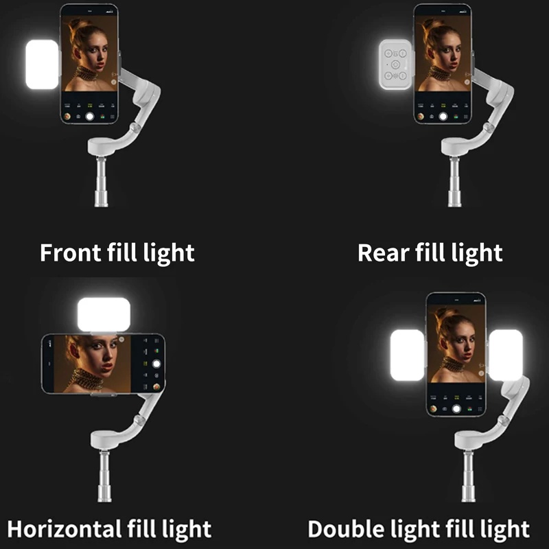 Magnetic LED Fill Light for DJ - Handheld Stabilizer Gimbal recension och pris